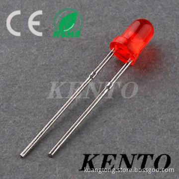 3mm Chip Short-feet  Round Red Ultra bright LED Diode for display